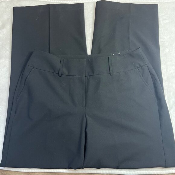 Lane Bryant Wide Leg Dress Pants‎ Women's Size 16 LONG Black Pockets High Rise - Picture 11 of 11